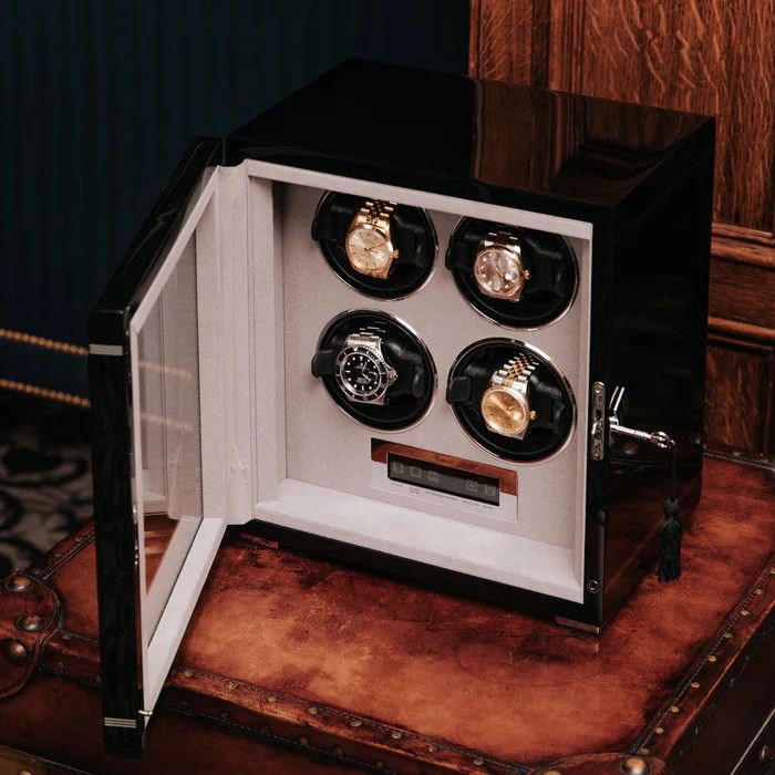 Formula Quad Watch Winder | Black | W554