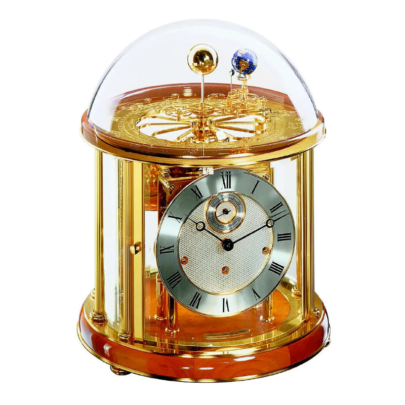 Hermle 22805-160352 | Đồng Hồ Để Bàn Tellurium Brass - Cherry Tree