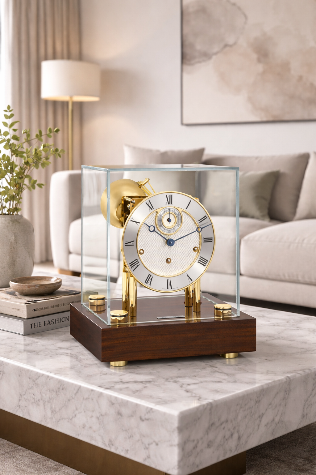 Hermle 22801-030352 | Đồng Hồ Để Bàn Chigwell - Wallnut