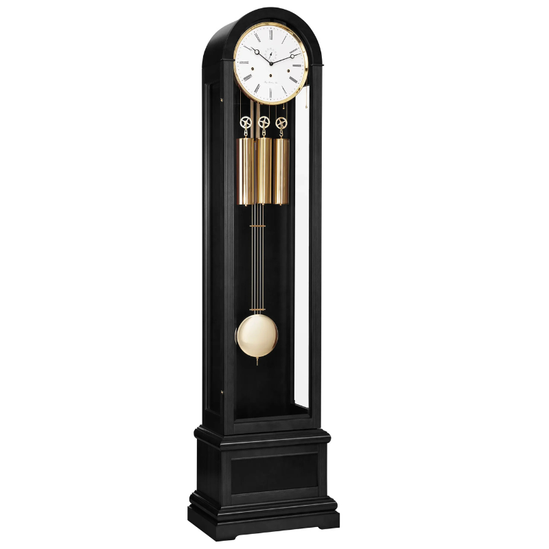 Hermle 01087-740461 | Đồng Hồ Longcase Grandfather Charlotte - Black