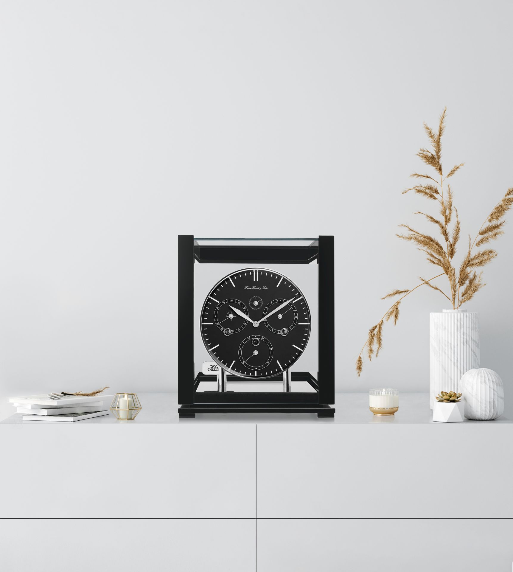 Hermle 23058-740352 | Đồng Hồ Để Bàn Perpetual Calendar 