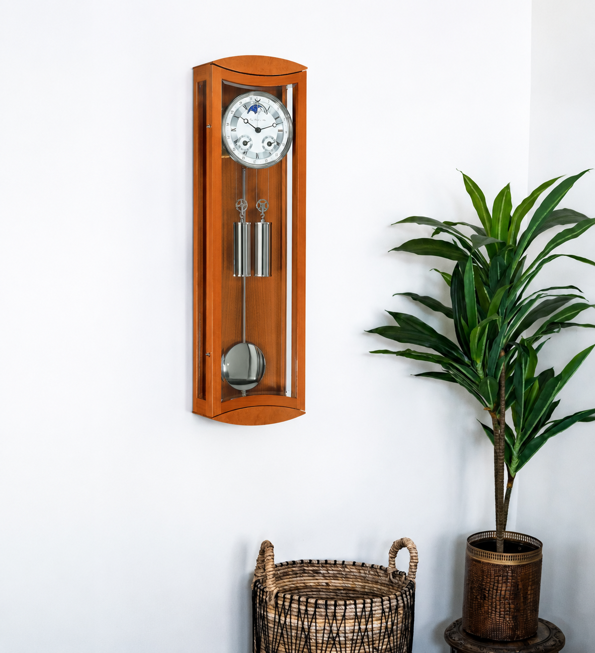 Hermle 70650-160058 | Đồng Hồ Treo Tường Mornington - Cherry