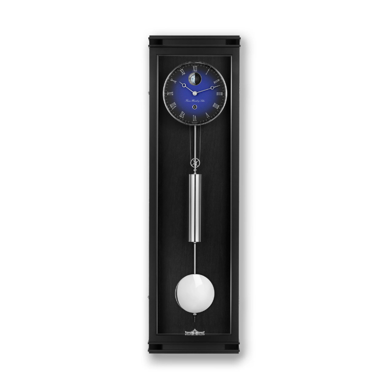 Hermle 71013-740761 | Đồng Hồ Treo Tường Hudson - Black & Blue