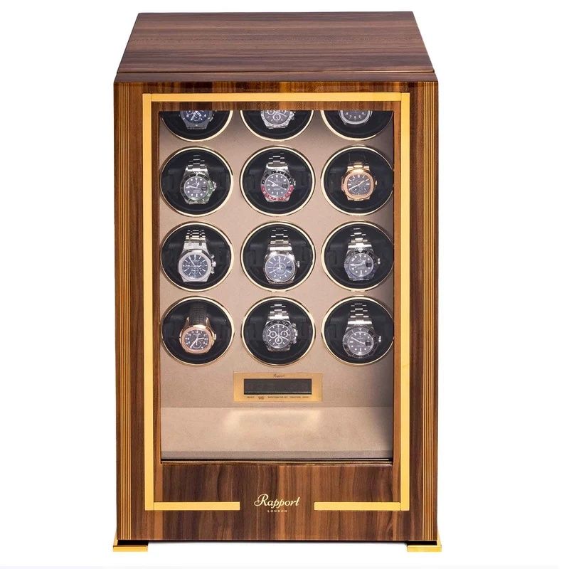 Hộp xoay Paramount Twelve - Walnut - W312