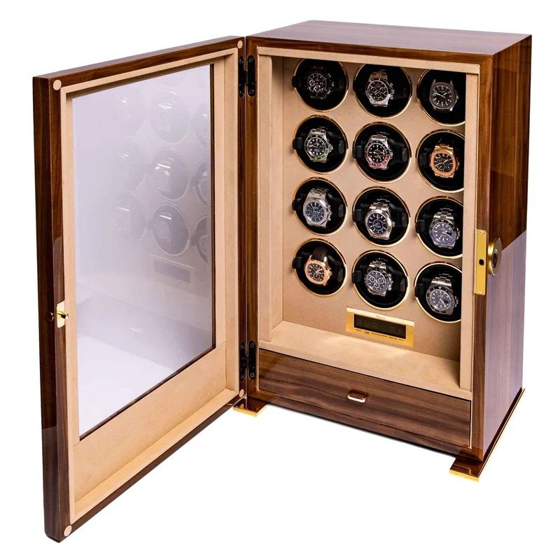 Hộp xoay Paramount Twelve - Walnut - W312