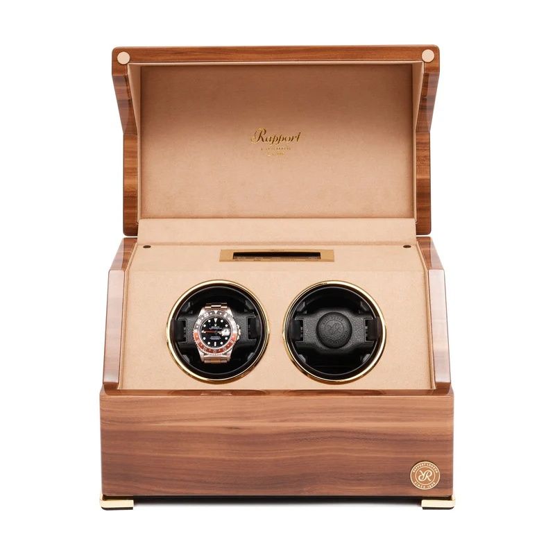 Hộp Xoay Perpetua III Duo - Walnut - W582