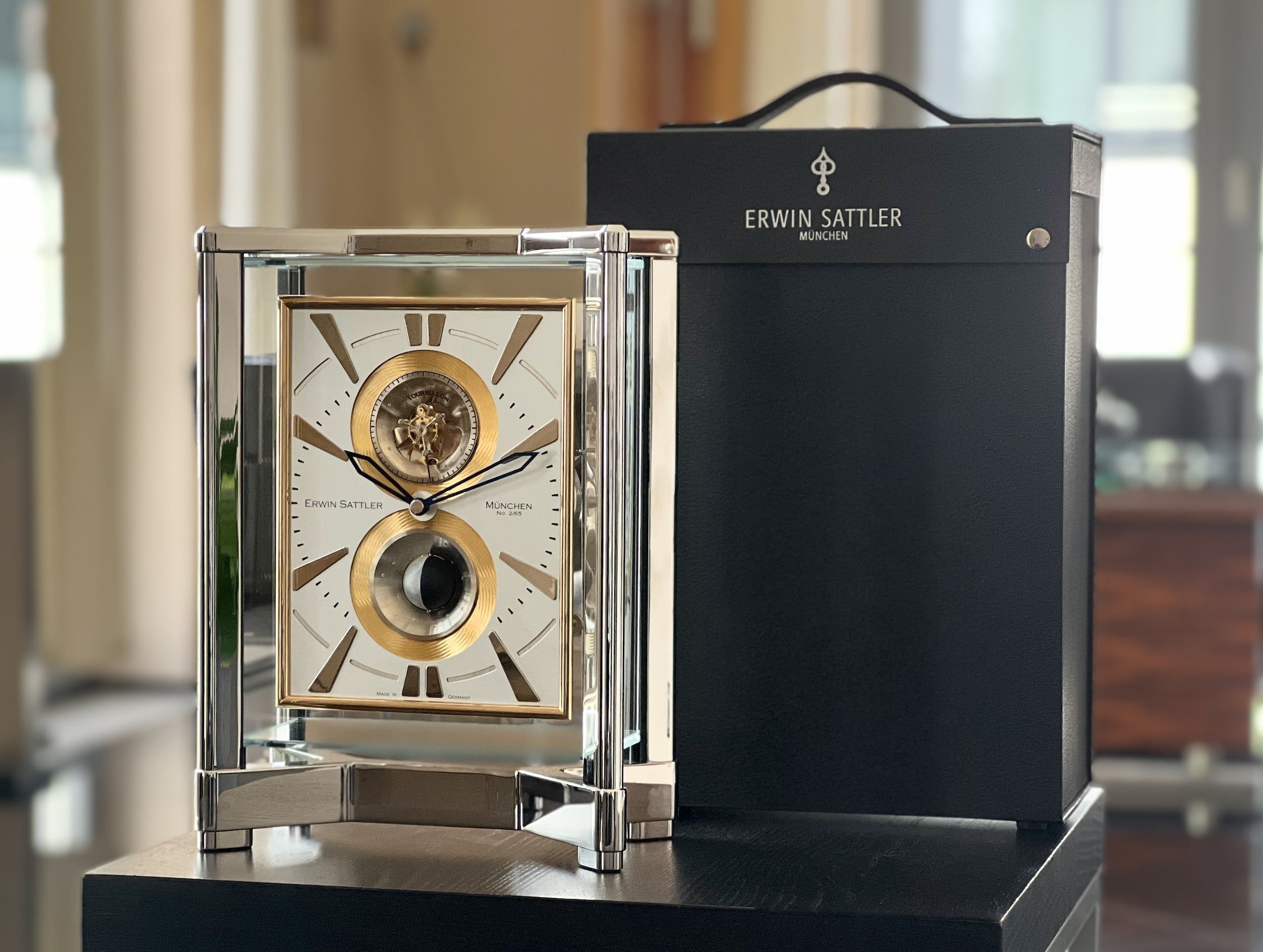 Erwin Sattler | Đồng Hồ Để Bàn Opus Moon Tourbillon - Limited Of 66