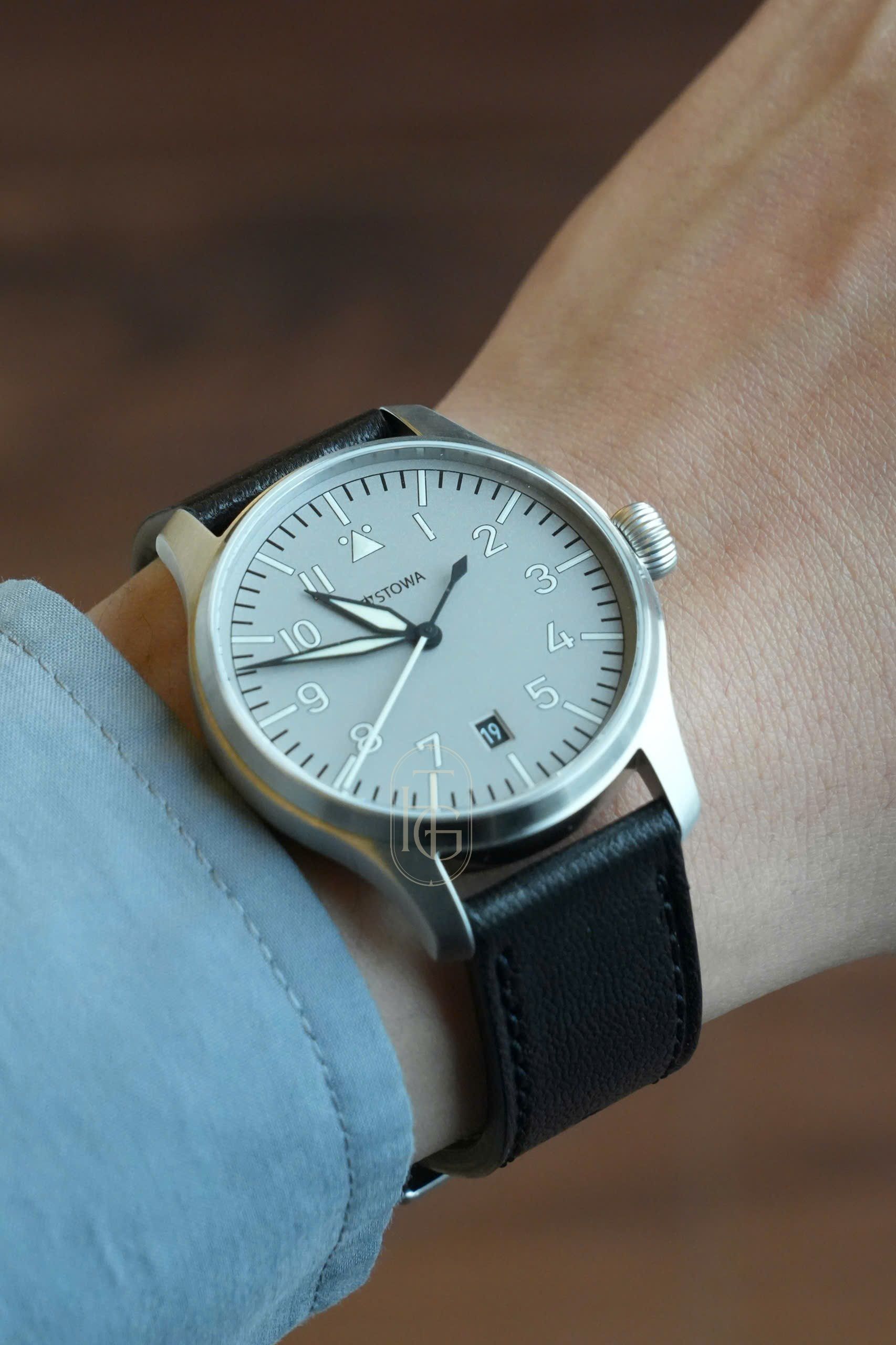 Đồng Hồ Stowa Flieger Ikarus 40 - Grey