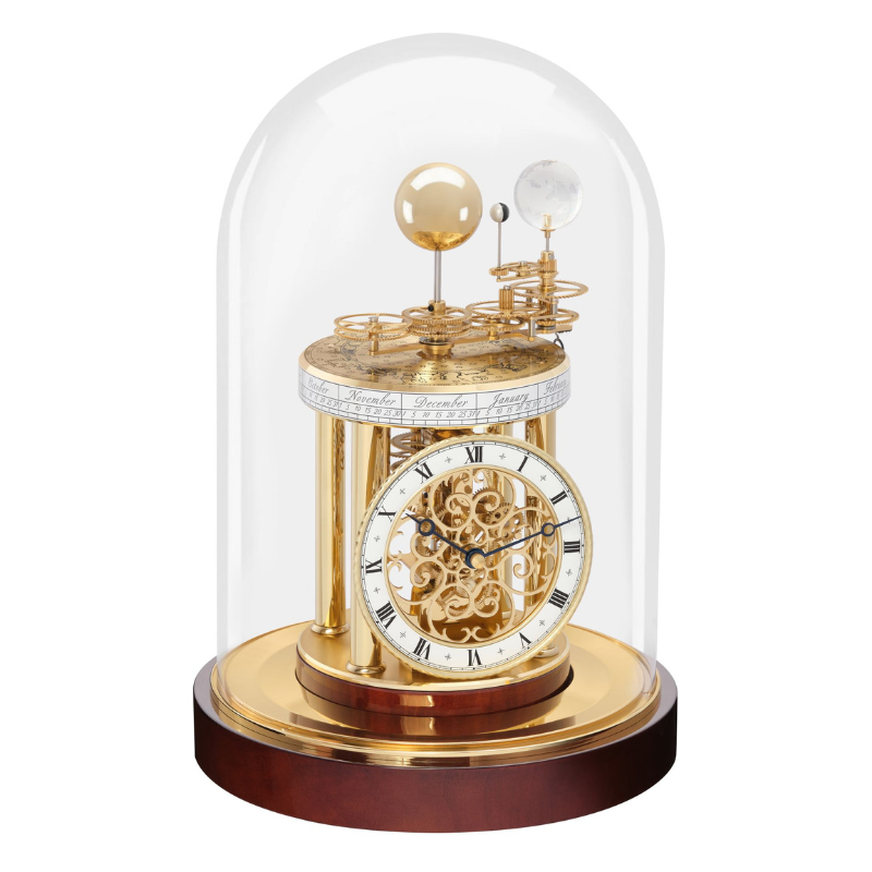 Hermle 22836-072987 | Đồng Hồ Để Bàn Astrolabe - Mahogany
