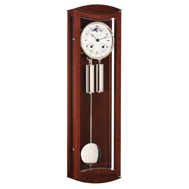 Hermle 70650-070058 | Đồng Hồ Treo Tường Mornington - Mahogany