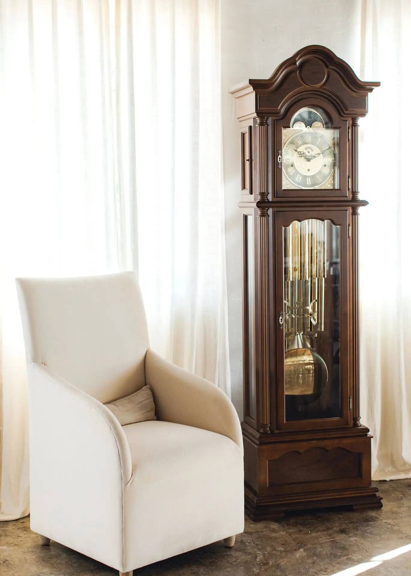 Hermle 01093-031171 | Đồng Hồ Longcase Grandfathe Temple